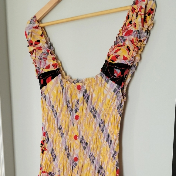 ‼️SOLD‼️Handmade Vintage Off the Shoulder Peasant Dress from Italy 🇮🇹 - Picture 7 of 13